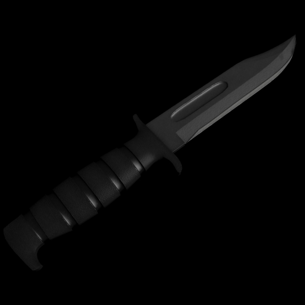 Combat Knife [Low-Poly] preview image 1